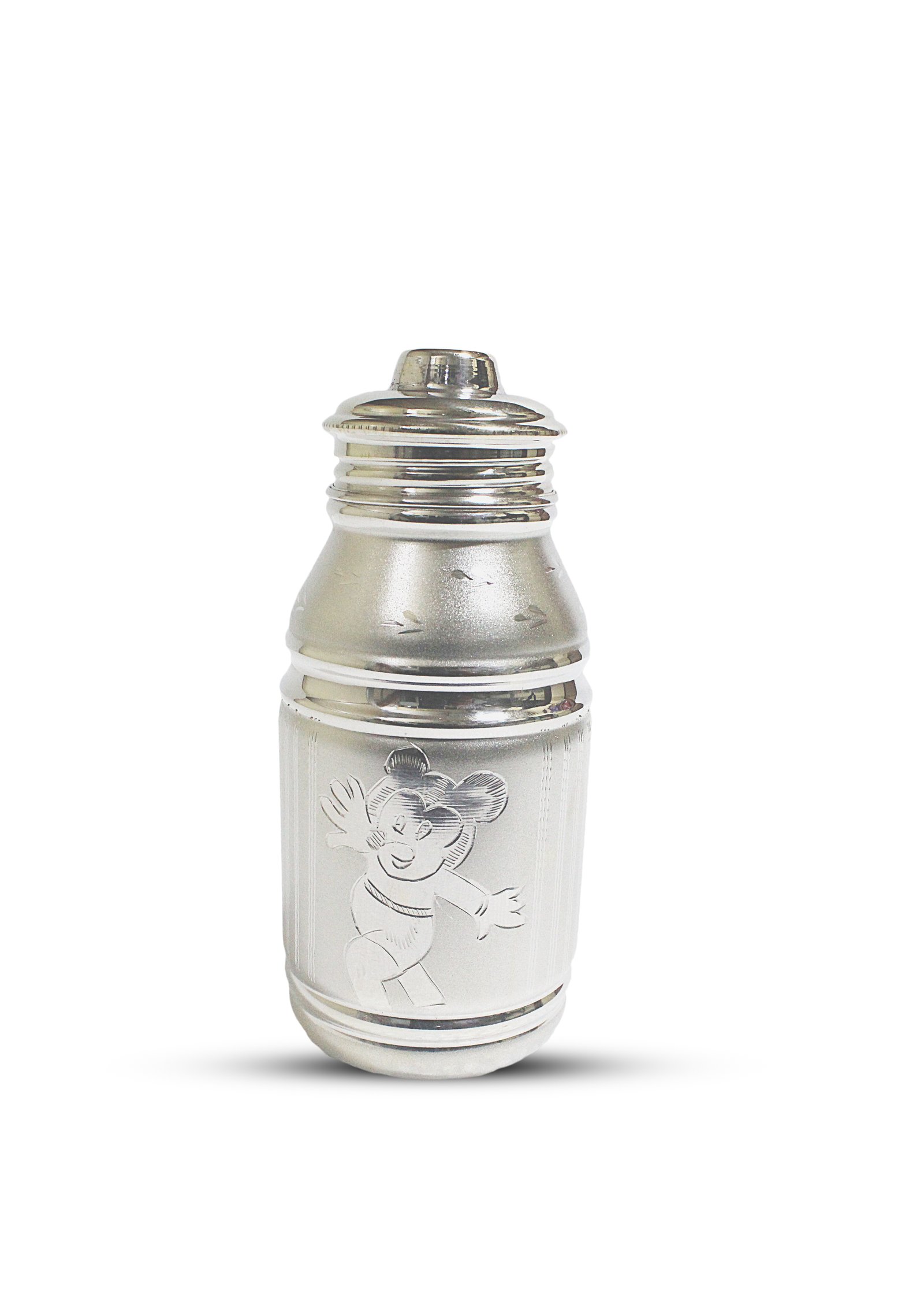 Silver Sipper Bottle